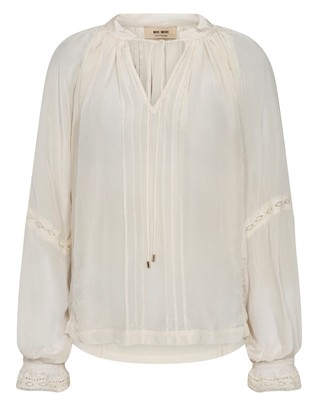 Mos Mosh - MMVuella Bluse - Ecru